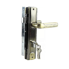 African market main iron panel aluminum handle door locks for wooden door